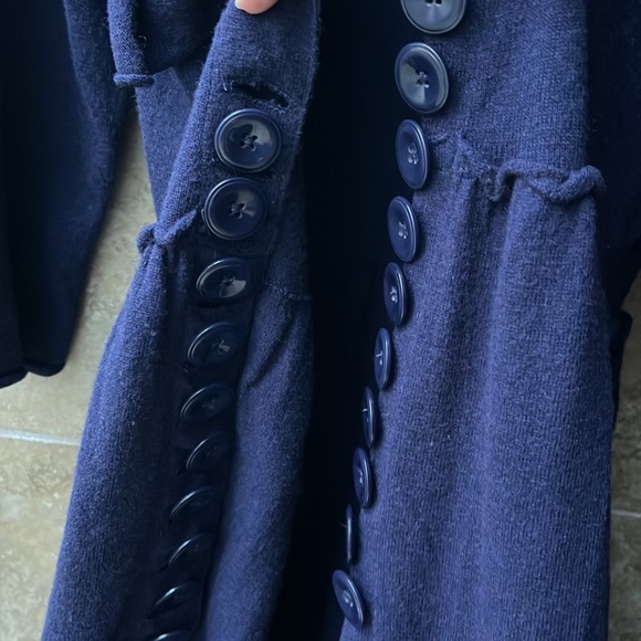 Anthropologie Moth Double Button Sweater Coat — HTF Color - Picture 10 of 16